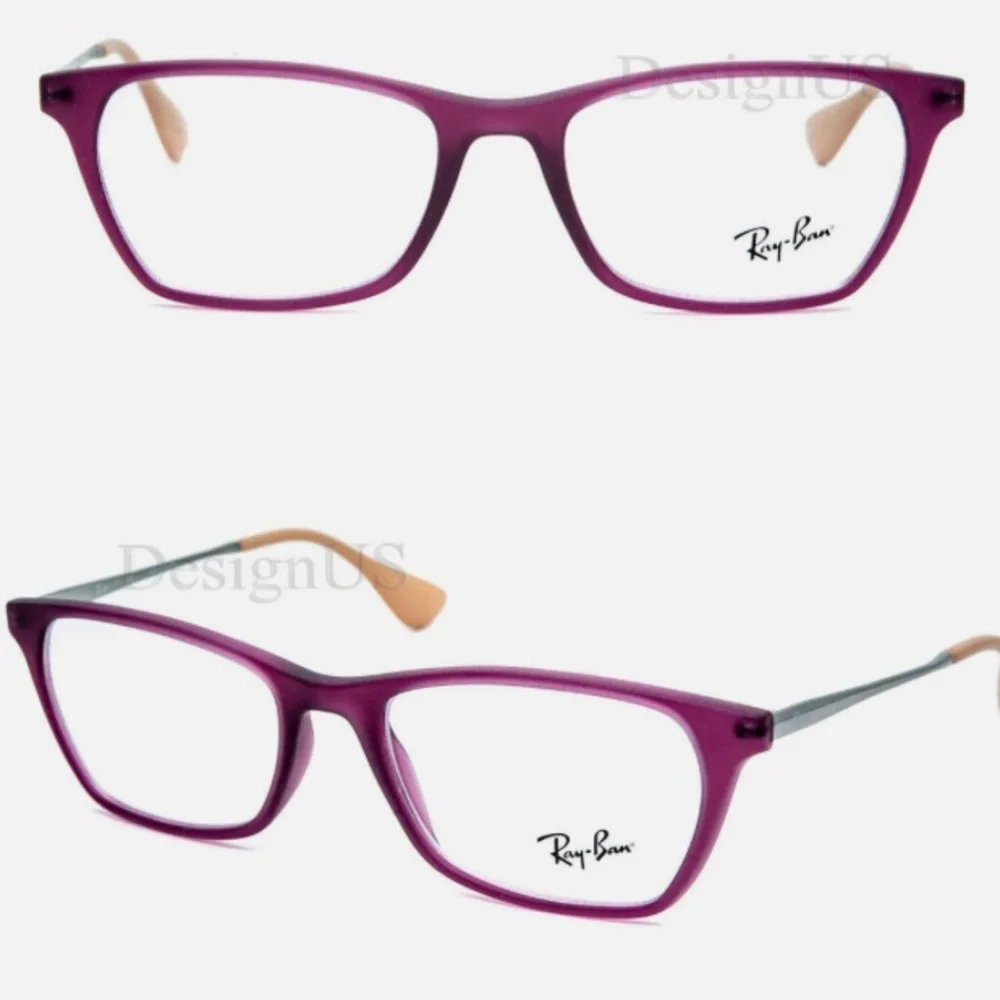 Ray Ban RB 7053 5526 Purple 52/17/140 Eyeglasses Frames
